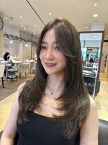 メゾン(Maison)&nbsp;レイヤーカット×オリーブベージュ