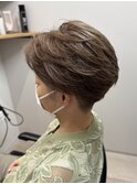 白髪ぼかしハイライト