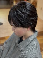 バロンドール 金沢文庫(Ballon d'or) メンズ曲がる縮毛矯正/センターパート曲がる縮毛矯正/ニュアンス