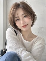 ノア(NOA) 【NOA】小顔丸みショートボブ×顔まわりレイヤー