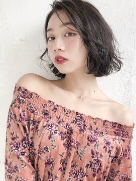 ルティア(Lutia) かきあげバング グレージュ 大人かわいい！