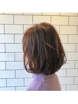 アルマヘアー(Alma hair by murasaki)&nbsp;ピンクベージュのボブ