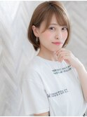 【ROMA】大人かわいい/３０代４０代/ひし形小顔耳かけショート
