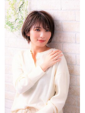 ヘアーアートシフォン 池袋西口店(Hair art chiffon) 大人ガーリーくびれヘアピンクグレージュハイライトカラー抜け感