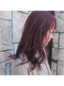 パーミル ヘア クマモト(permille ‰ hair Kumamoto) ダスティーピンクカラー/ピンクブラウン/カシスピンク[熊本]