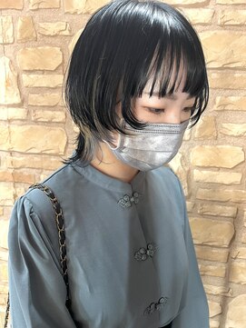 ディーボーイ 下通本店(D-BOY) ウルフスタイル/インナーカラー/シルバーグレー