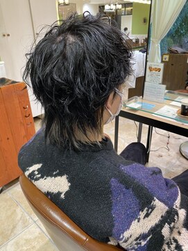 ネオリーブソラ 相模大野店(Neolive sola) メンズマッシュウルフスタイル