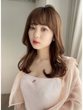 美容室 パルス 静岡鷹匠店(PALS) 韓国風 ゆるふわガーリー ブラウン