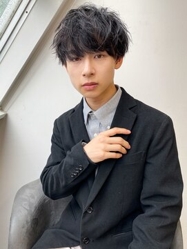 ソア 渋谷(soar) メンズ小顔ヘア/メンズカット/メンズパーマ/メンズ束感/波巻き