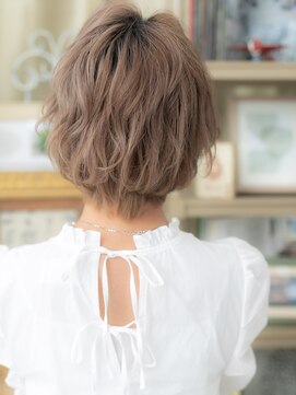 カバーヘア ブリス 戸田公園西口店(COVER HAIR bliss) ■グレージュアッシュ束感くせ毛ショート314★戸田公園10代20代!