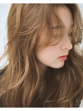 リトル ソルト 渋谷(little×salt) かき上げヌーディーベージュ