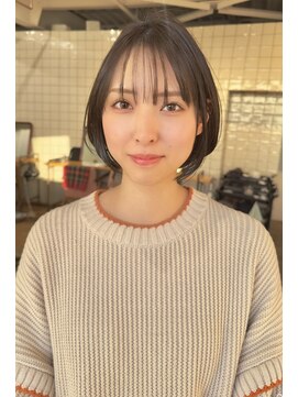 ソーンズ ヨイク(thorns YOIKU) アッシュブラウンカラー×ボブ