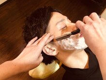 ヘアムーヴ 素肌空間(HAIR MOVE)の雰囲気（一席、一席がゆとりをもった広々空間。シェービングもおまかせ）