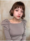オン眉ボブ 似合わせカット[センター南/センター南駅]