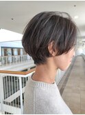 丸みショート/ショートカット/ショートヘア/20代/30代/40代