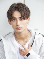 シティ(CITY)&nbsp;【小久保style】ウェーブミディアムくすみベージュタイトロープ