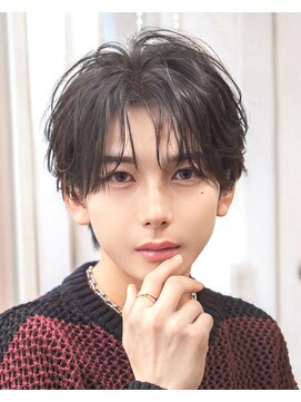 オーシャントーキョー 渋谷神南(OCEAN TOKYO) ツーブロック束感ニュアンスセンターパート