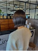 切りっぱなしボブ