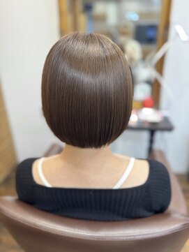 ヘアーメイク ダンス(hair make DANCE) ＊アッシュベージュのミニボブ＊