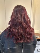 ラフ バイ マグ 南松本(R.A.F. by Mag)&nbsp;チェリーレッドカラーカシスレッドケアブリーチカラー暖色カラー