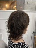艶髪エアリーカールパーマ