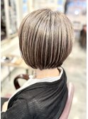 大人美人ショートグラデボブ