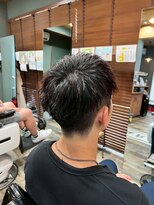 スタンドバーバー 柏(STAND BARBER)&nbsp;サーフカール/スパイキーショート/ブルーブラック/
