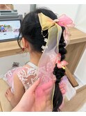 編みおろしアレンジ
