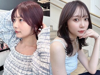 ケーツー あべのキューズモ－ル店(K-two)の写真/細部にこだわる顔周りカットは【大村さん&姫野さん】にお任せして垢抜け♪[縮毛矯正/酸性ストレート]