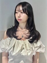 リッカ(RIKKA) レイヤーカット韓国ヘアワンカール小顔顔周り簡単スタイリング