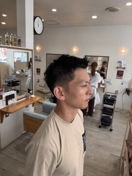 エルフ(elf) メンズカット モヒカン ベリーショート