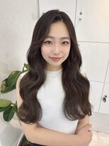 アリープアウル(ALEAP owl)&nbsp;ブリーチなし透明感カラー/レイヤーカット/韓国/艶髪/くびれ