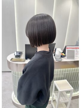 ロンドリゼル 札幌(Lond RiseL) オリーブグレー/前髪/ボブ/マロンベージュ/レイヤーカット/小顔