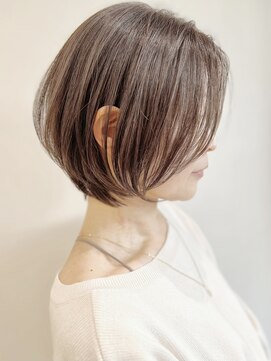 セイドット リー(Say. Ree) say.ショートボブひし形ショートオリーブグレーアッシュブランド