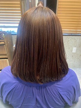 艶髪/ミディアム/ボブ/ブラウンベージュ