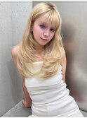 《SOYON》重めバングのザクザクレイヤー