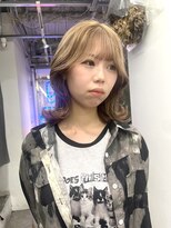 グロウ 渋谷(grow)&nbsp;【韓国ヘア】ワンブリーチミルクティーベージュ☆