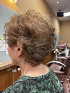 リルバイラポールヘア イオン南松本店(Lille by RAPPORT HAIR) 白髪ボカシカラー&デザインパーマ