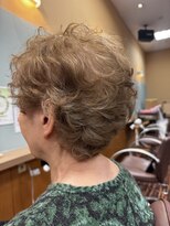 リルバイラポールヘア イオン南松本店(Lille by RAPPORT HAIR) 白髪ボカシカラー&デザインパーマ