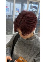 アストレアバイニケ(ASTRAEA by nike)&nbsp;ワインレッド×フェザー