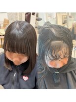 シュガー 仙台宮城野区(&Sugar) 前髪も自然に◎縮毛矯正