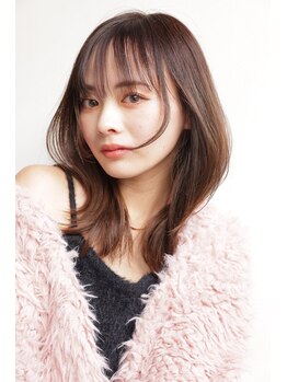 Lee天王寺-ブリーチ ブリーチなしダブルカラー 髪質改善-【8月1日NEW OPEN(予定)】の写真/【NEW OPEN/天王寺5分】 韓国風/カジュアルな顔周りレイヤーなど、おしゃれ度がグッと上がるデザインに♪