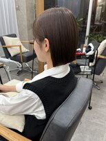 コク 千葉駅西口(COQU)&nbsp;ヘイリーボブ/切りっぱなしボブ/千葉【積田佳奈】