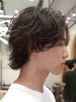 フィフス 大分(fifth)&nbsp;大分ルーズパーマメンズカットメンズボブツーブロックゆるめ