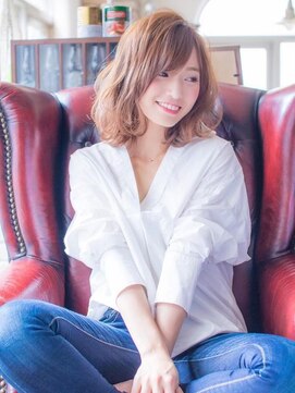 シー バイ ロンド 新宿(Sea by Lond) モテ可愛いアッシュブラウンボブ