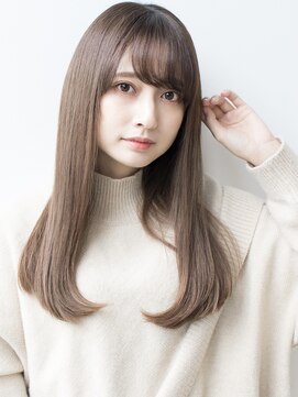 アフロート ギンザ(AFLOAT GINZA) 20代30代40代大人可愛い くすみカラー 抜け感 透け感 ツヤ髪１