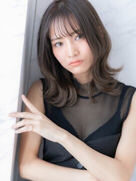 ローマ ギンザ(ROMA Ginza) 【ROMA銀座】大人かわいいシースルー前髪/アッシュグレイミディ