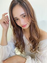 ルービック 梅田茶屋町(Rubik)&nbsp;シアカラー/デジパ/抜け感ヘア/ベージュ