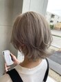 コンド(cond.)&nbsp;透明感抜群のホワイティーベージュ◎ハイトーンカラー得意です！