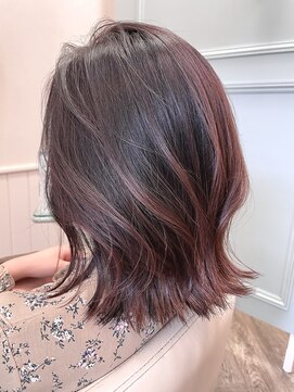 レス 仙台(Less) くびれるハイライトボブ